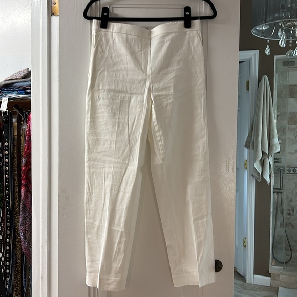 Theory Treeca pull on White Cropped Ankle Length - Picture 5 of 6
